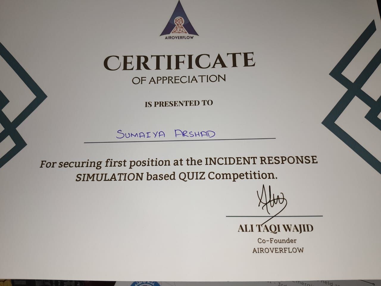 chambers of cipher certificate image